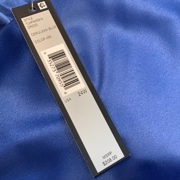 NWT Tahari Royal Blue Satin Evening Ball Gown – A Regal Touch to Your Closet - Picture 8 of 11